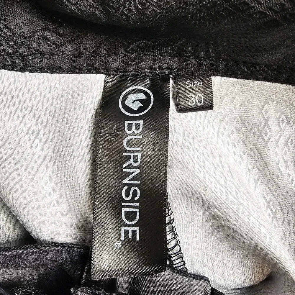 NEW Burnside Board Shorts Mens‎ Size 30 Black Camoflage Performance